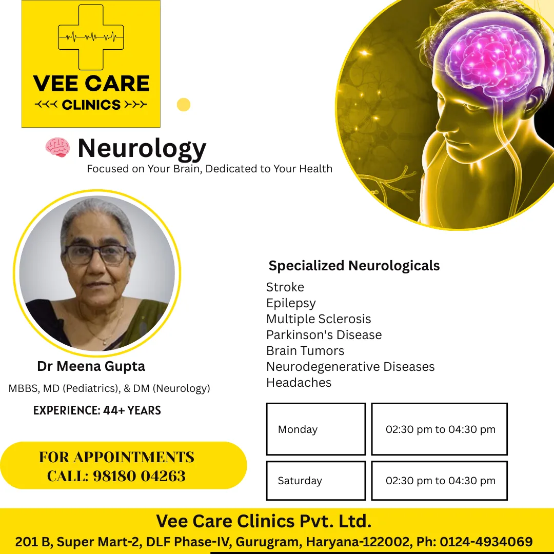 Dr. Meena Gupta - Best Paediatric Neurologist in Gurgaon